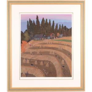 ヒロ・ヤマガタ 兼六園 絵画 風景画 石川県金沢市 インテリア シルク