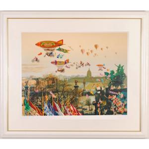 アイベン・ロール 絵画 風景画 シルクスクリーン 藩が「グリーン