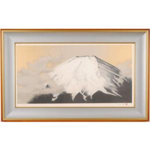 池田彰彦 富士 富士山 絵画 風景画 日本画 インテリア 一点物 和風