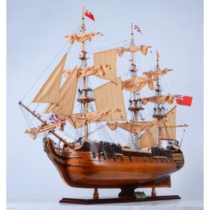 エスメラルダ 90cm 木製手作り 大型 帆船模型 完成品 代金引換不可