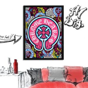 アートポスター ブランド オマージュ クロムハーツ A1 クレイグ