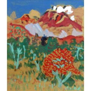 梅原龍三郎 座る裸婦 (117/175) 版画 絵画 リトグラフ 有名画家 中古