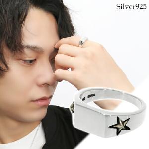 渦巻き 印台リング 17号 指輪 リング シルバー925 銀 白仕上げ