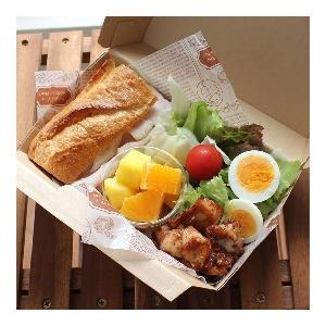 テイクアウト容器 クラフトランチボックス 未晒 M 50個 : e-cafe