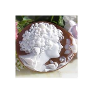 CAMEO（カメオ） Marcello Ripa作 シェルカメオ/ルース素晴らしい彫刻