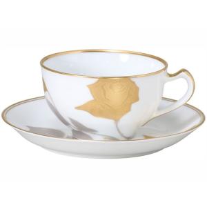 大倉陶園 日本製 金白金蝕ぶどう唐草 カップ＆ソーサー 6C/1246 洋食器