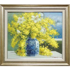 絵画 桜島 (笹野健太) 【肉筆】【油絵】【日本の風景】【6号