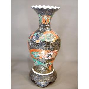 有田焼 古伊万里様式金彩花鳥絵飾り大皿｜陶芸作家 藤井錦彩 作