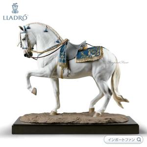 LLADRO（リヤドロ） 流鏑馬 やぶさめ 鏑矢 馬 ウマ 午 置物 01008498