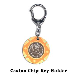 カジノチップキーホルダー (ブラック×パープル) : ゲームとおもちゃ