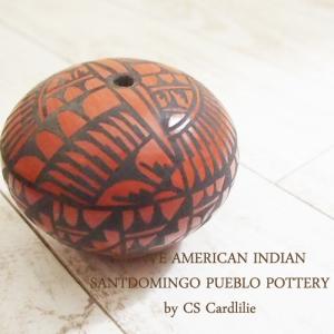 アメリカン インディアン ポタリー 壺Native American indian ZUNI