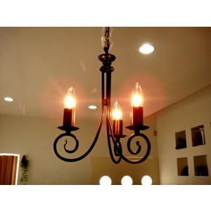 ☆ヨーロピアンテイスト♪ロココ調クリスタルキャンドルランプM