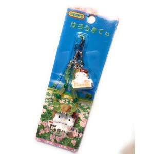 ご当地キティ 北海道限定 丹頂鶴キティ チャームストラップ : 北海道