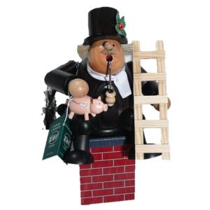 煙だし人形 パン屋さん（お香台）ドイツ伝統の木製品 コーン型のお香用