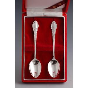 銀製カトラリー「鶴亀」スプーンセット : 銀食器・銀製器の老舗上田