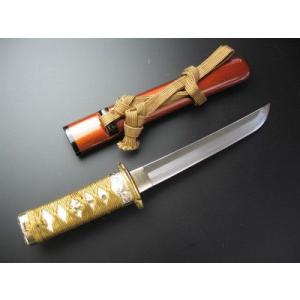 模造刀 短刀 小太刀 御守刀 不動明王 籐巻柄6寸 T002 [す] : 岐阜関