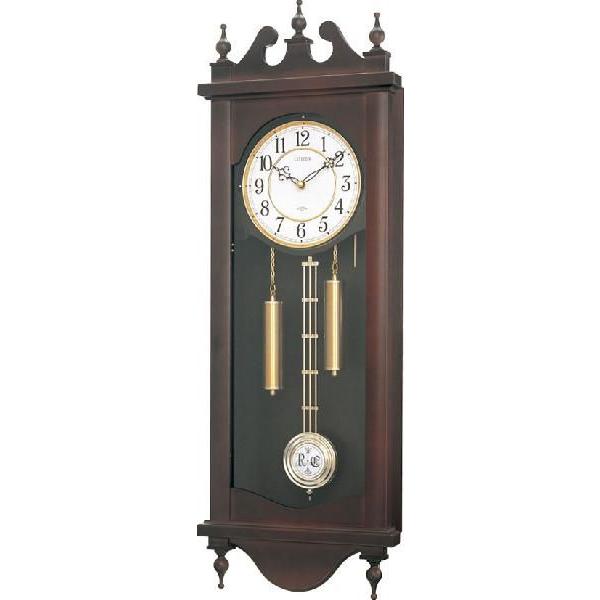 報時付き振り子時計 ストローク 4MJ807-N06 シチズン時計 : インテリア