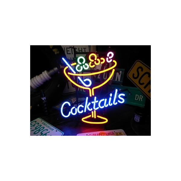ネオンサイン カクテル COCKTAIL ネオン管 ネオンライト 店舗照明