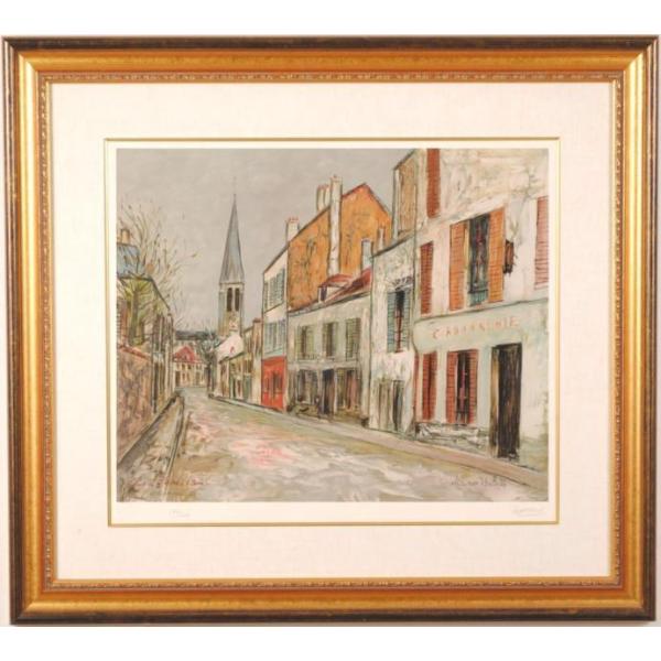 モーリス・ユトリロ 絵画 パリ 風景画 フランス インテリア 複製版画