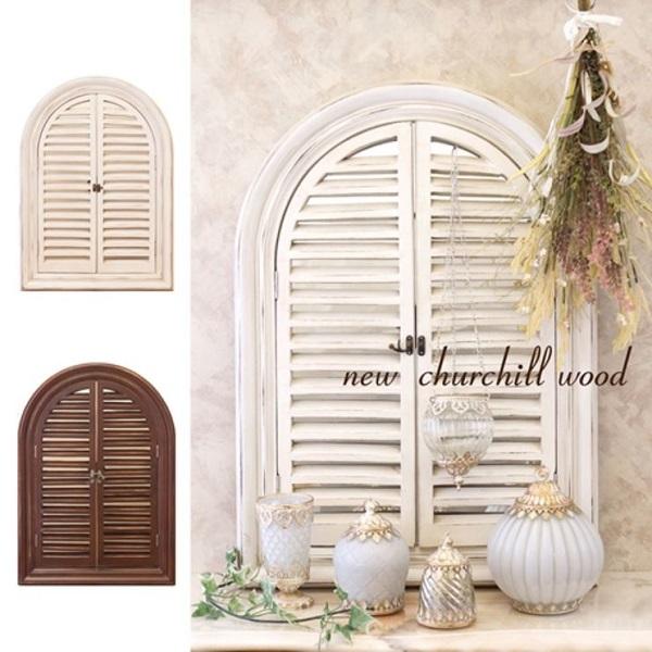 Newチャーチルウッド ウィンドウミラー 壁掛け ウォールミラー 家具