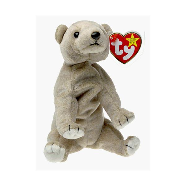 TY ビーニーベイビーズ BEANIE BABIES Almond クマ ぬいぐるみ