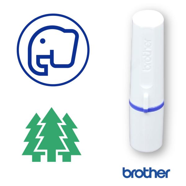 ブラザー工業 オリジナルスタンプ オーダー作成 6mm円 画像あり