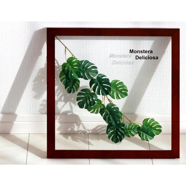 リーフパネル 絵画 モンステラ デリシオサ3 壁掛け 壁飾り インテリア