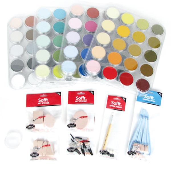 ホルベイン パンパステル 80色セット 専用ツール付 : 陶芸.com e-画材