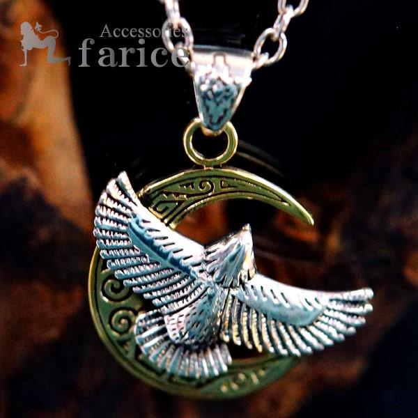 Indian Jewelry イーグル(鷲)&ムーン(月)装飾 スパイラル(旋風・水