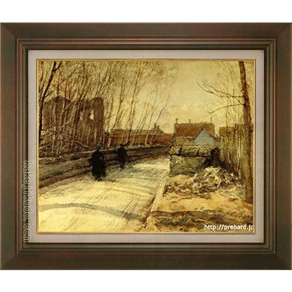 浅井忠 絵画 グレーの橋 F6号 【複製】【美術印刷】【世界の名画】【6