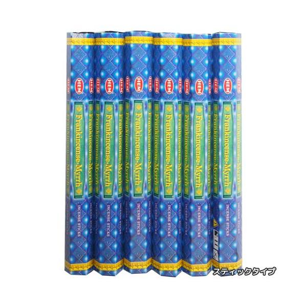 HEM お香 フランキンセンスミルラ アロマ ヘム スティック 6個セット