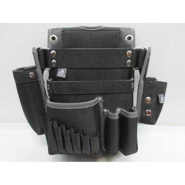 ふくろ倶楽部 腰袋 釘袋 四型 万能 水平器 ホルダー DP-554-BL ツール