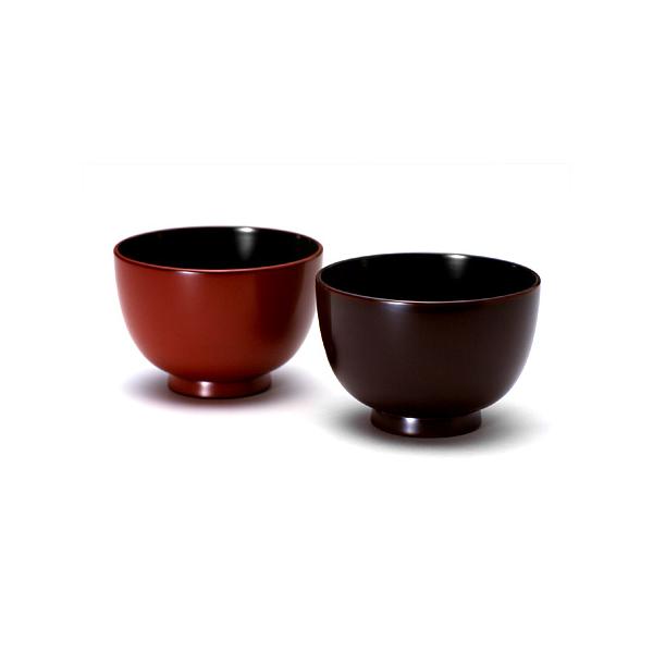 山田平安堂 深椀 朱/溜 お椀/漆塗り/木製 : 漆器 山田平安堂 - 通販