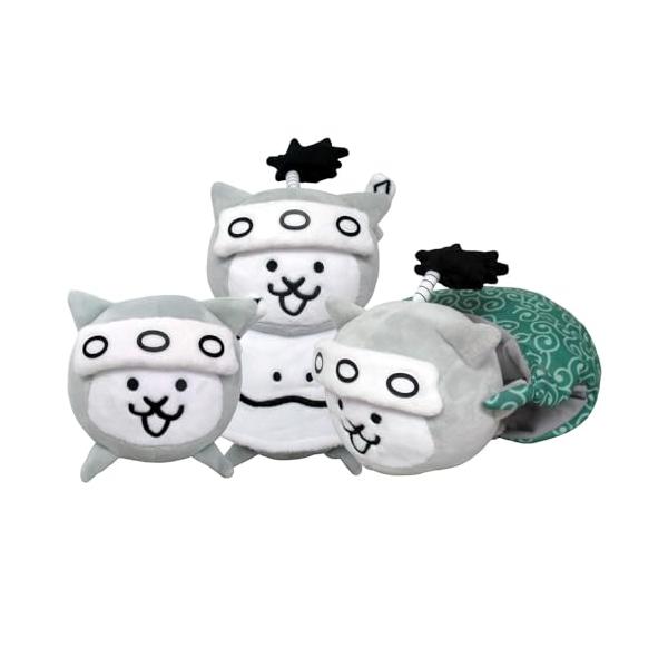 にゃんこ大戦争 ぬいぐるみ進化系シリーズ ネコ忍者セット : お買い得