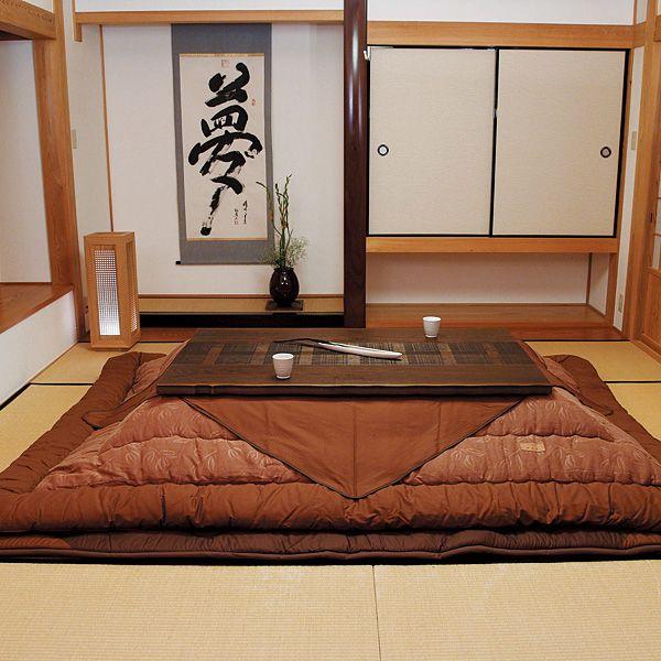 高級こたつ布団 敷ふとんセット 柿渋染 80〜90cm用 KF-126#30 : 大川