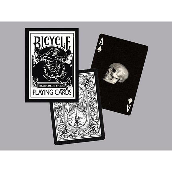 トランプ バイスクル(BICYCLE) ブラックタイガーガフデック 手品