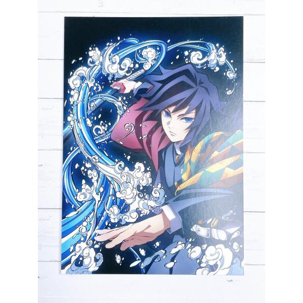 鬼滅の刃 USJ 冨岡義勇 缶バッジ クリアファイル＆ポストカード2021 鬼