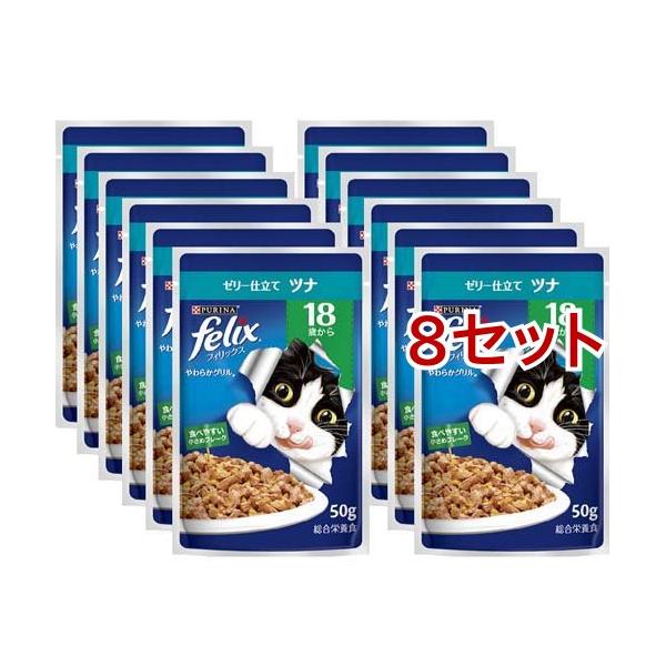 フィリックスパウチ やわらかグリル ゼリー仕立て 18歳から ツナ ( 12