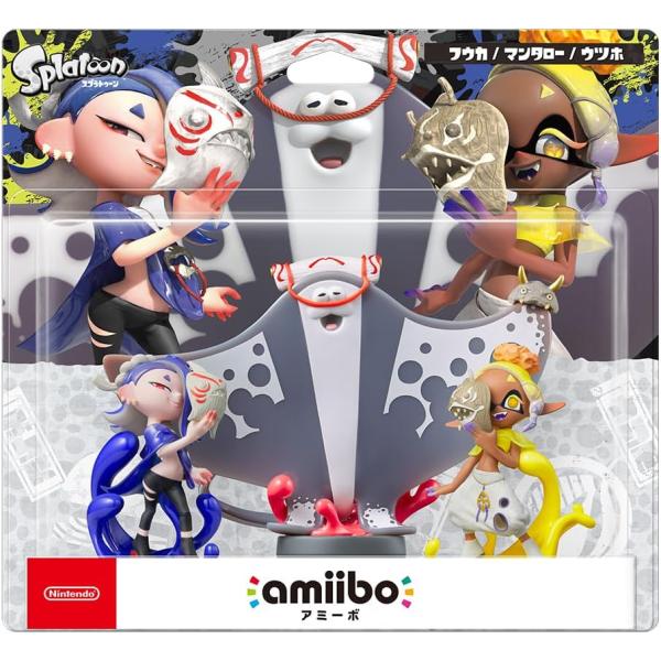 amiibo すりみ連合セット[フウカ／ウツホ／マンタロー]（スプラ