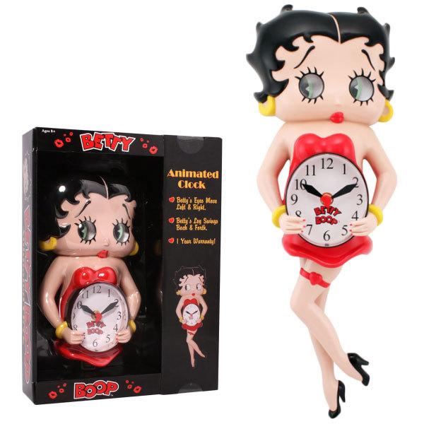 未使用品 ベティブープ ヴィンテージ 振り子時計 レトロ 未使用品