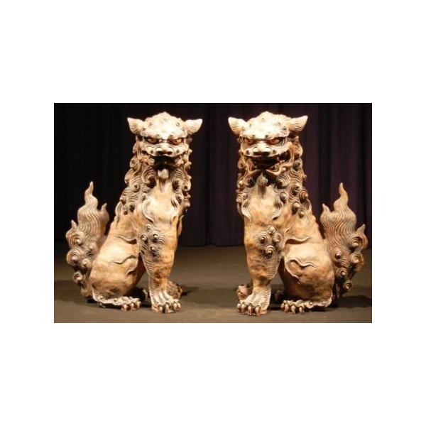 新垣光雄 特大シーサー＠手捻 今一番、沖縄で力のあるシーサー作家の