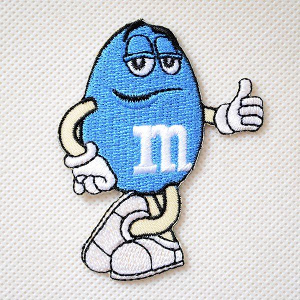 エムズ ワッペン アイロン おしゃれ 刺繍 ワッペン M&M's