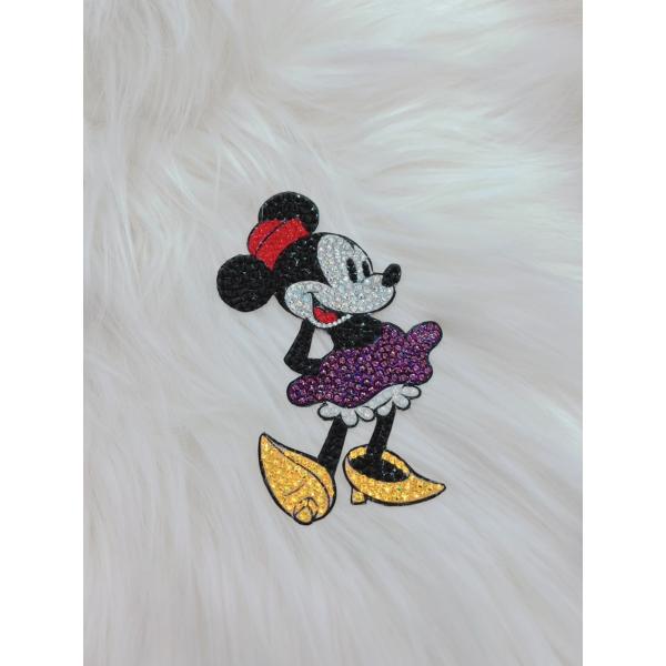 ミニーマウス シール スワロフスキー デコレーション SWAROVSKI