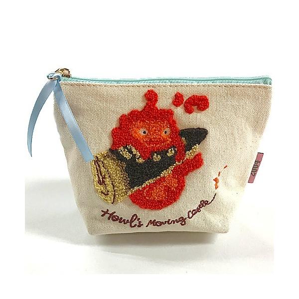 スタジオジブリ ジブリグッズ ハウルの動く城 サガラ刺しゅうポーチ