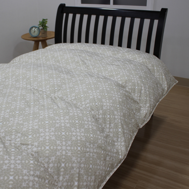 □ 西川 羽毛掛けふとん シングル ダウン85％、フェザー15