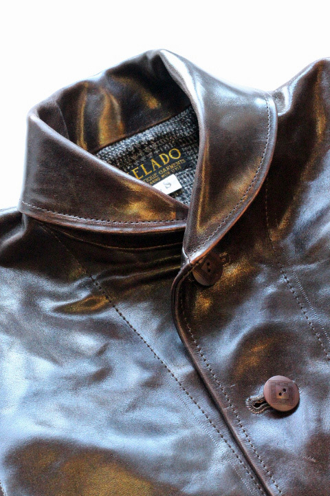 JELADO」 Vanquish ジェラード レザーコサックジャケット ホースハイド