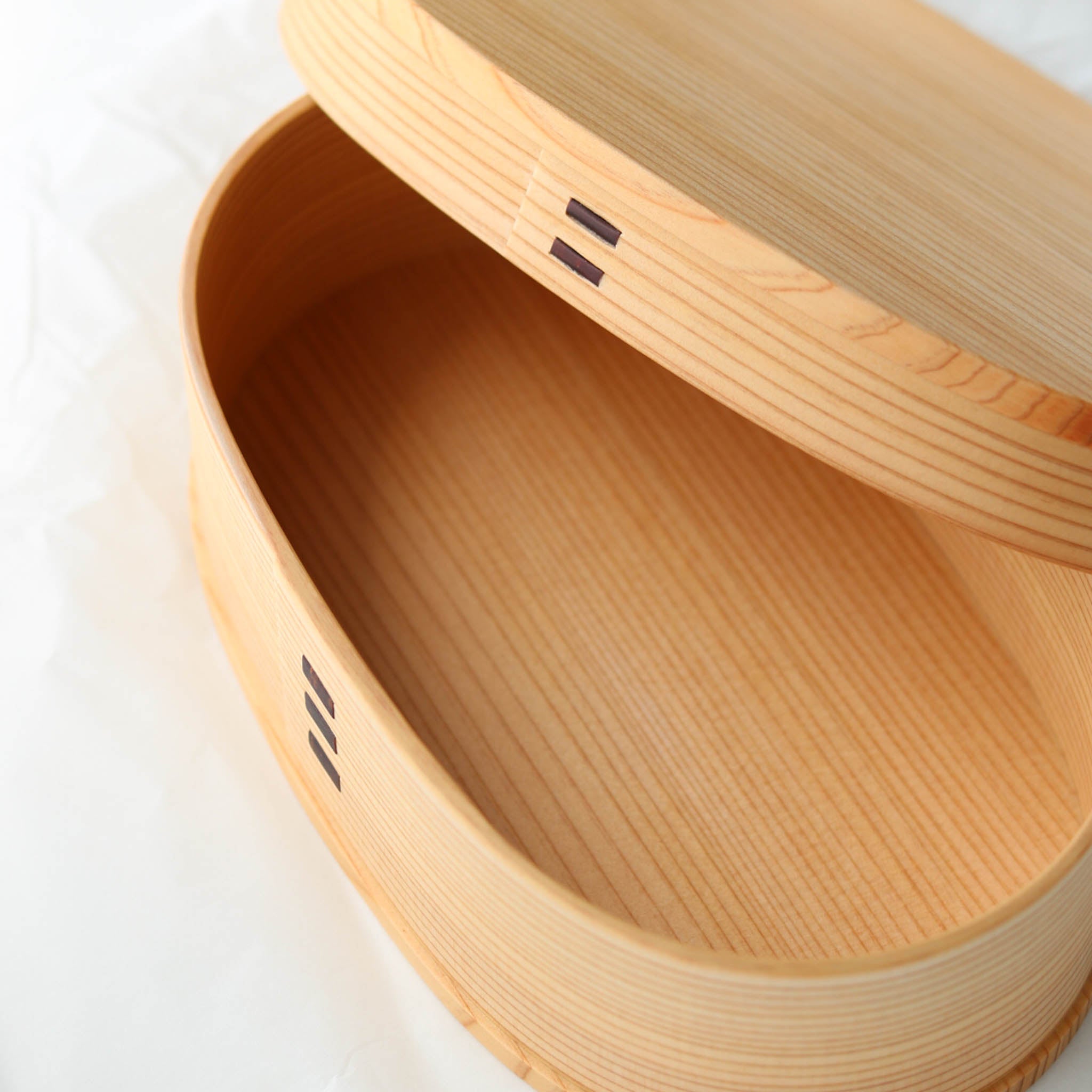大館曲げわっぱ 弁当箱 | 秋田杉 | 小判 (小) | 大館工芸社