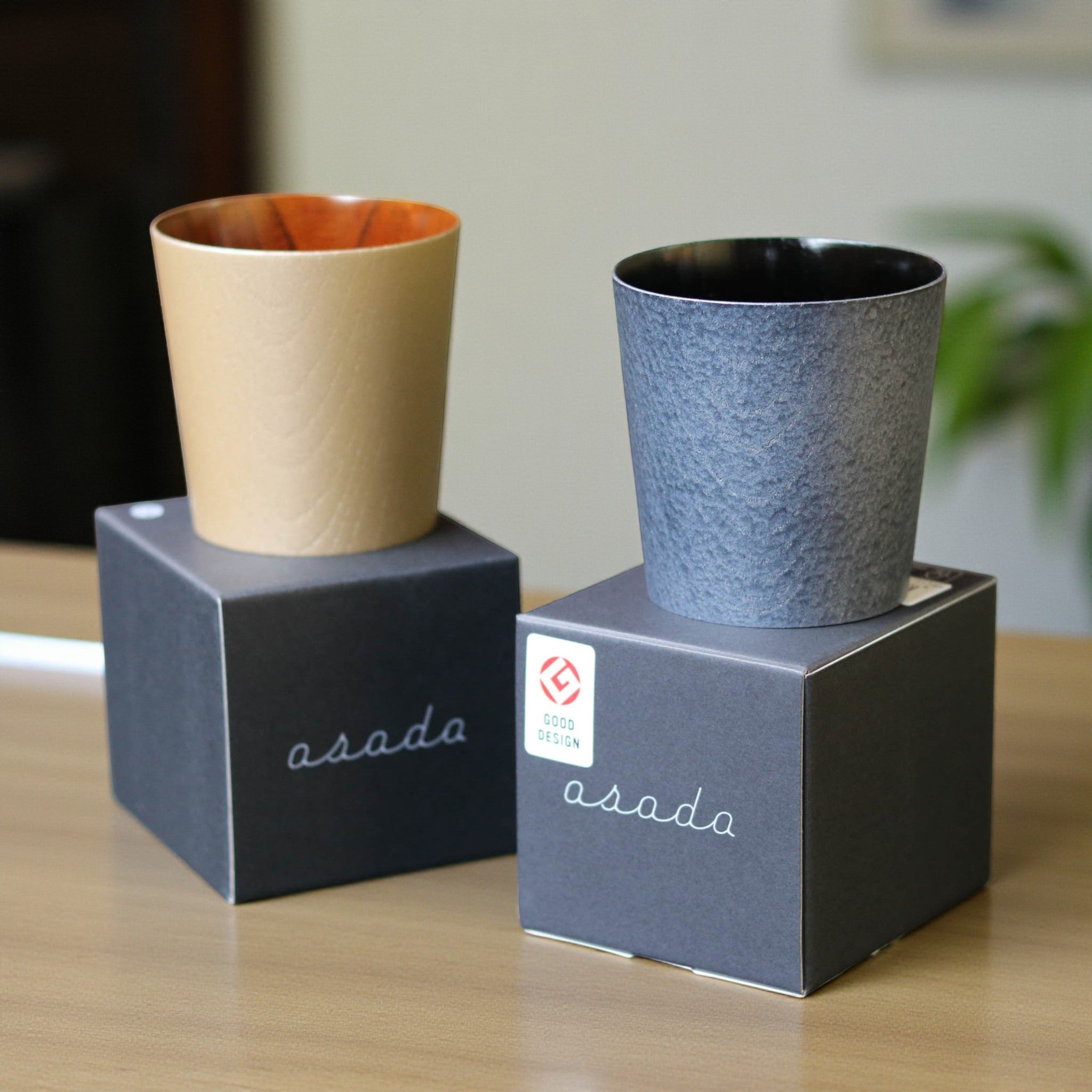 山中漆器 お椀 | うつろいカップ | グリーンパール ナチュラル | 浅田