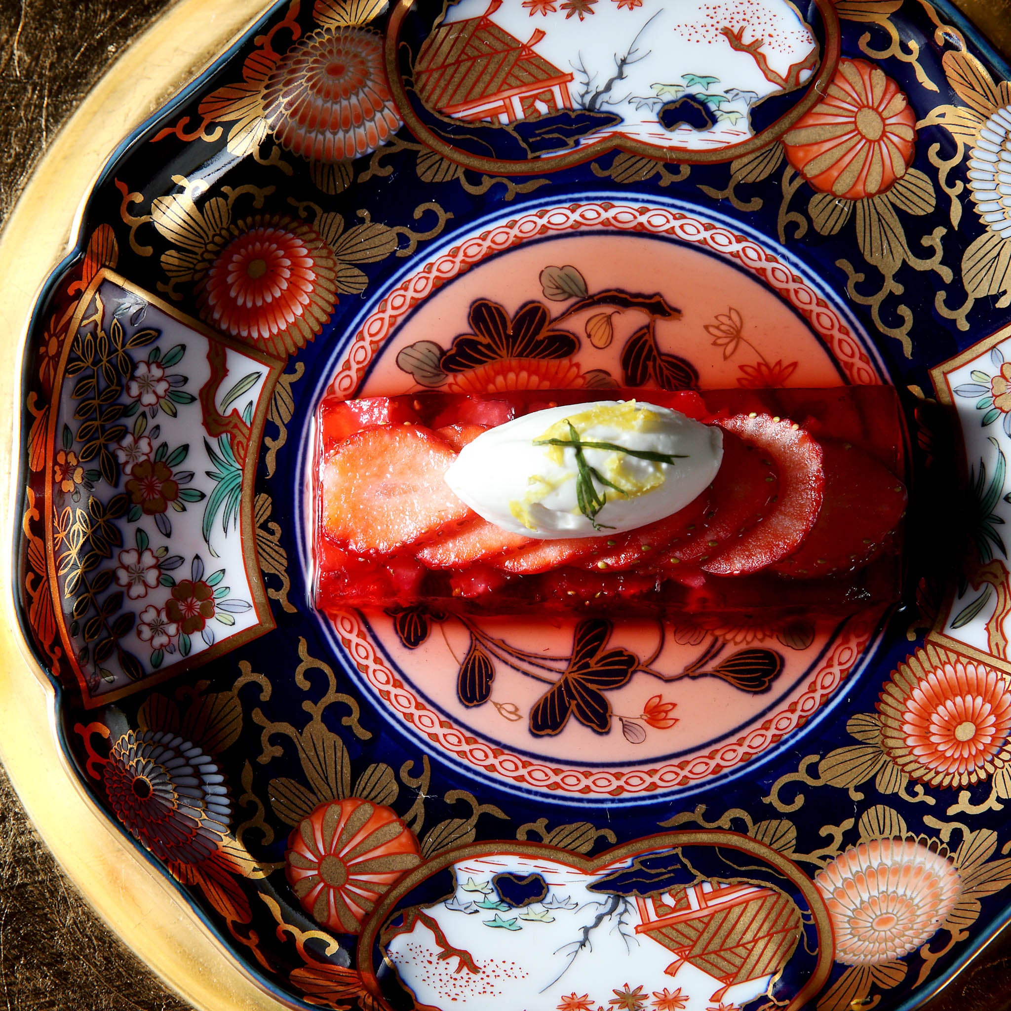 有田焼 | 盛皿・特小 5客セット | 琳派 古伊万里様式 | 賞美堂