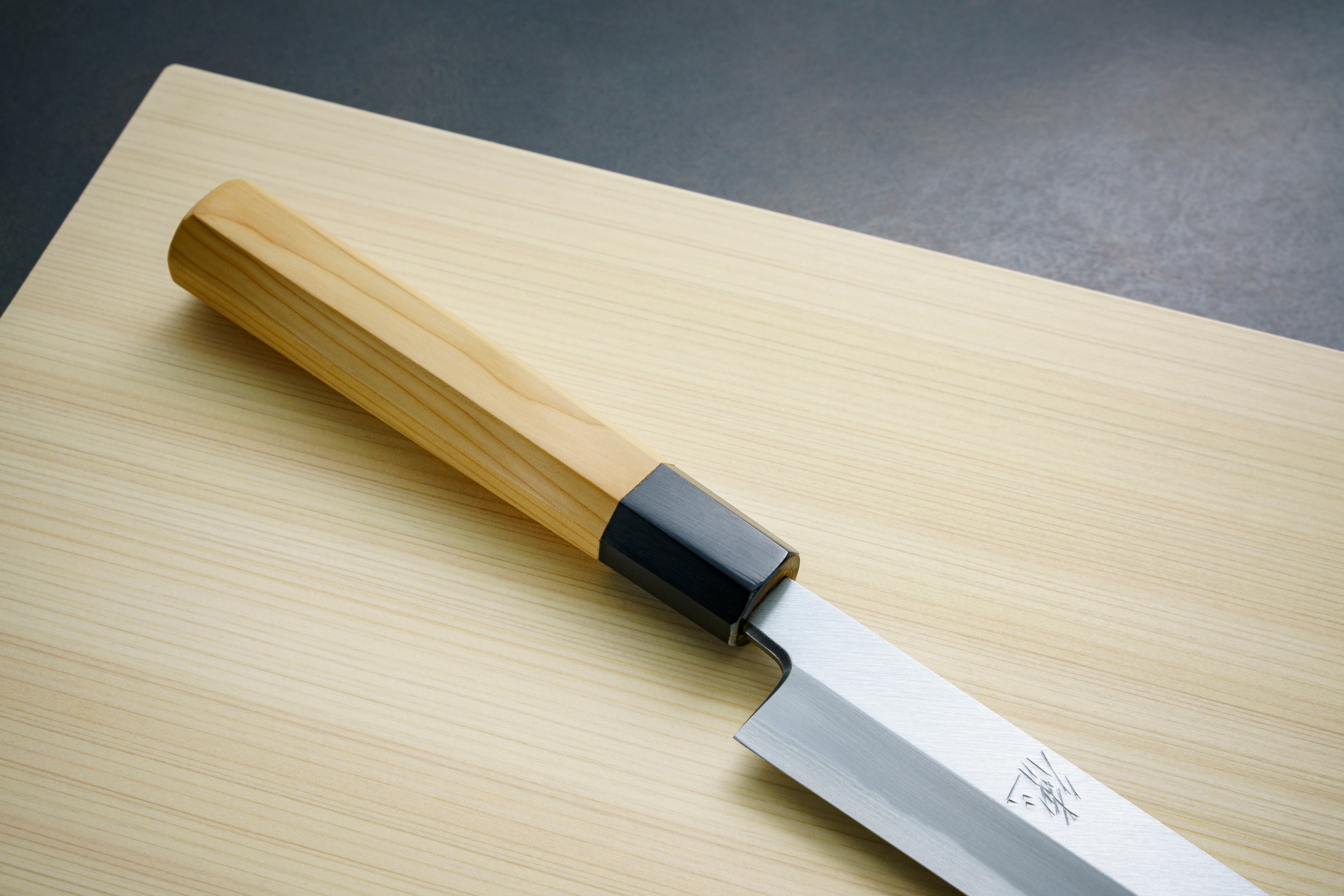 包丁の堺徳｜柳刃切付包丁 堺打刃物 白二鋼